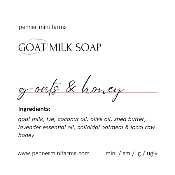 G-Oats & Honey, Goat Milk Soap